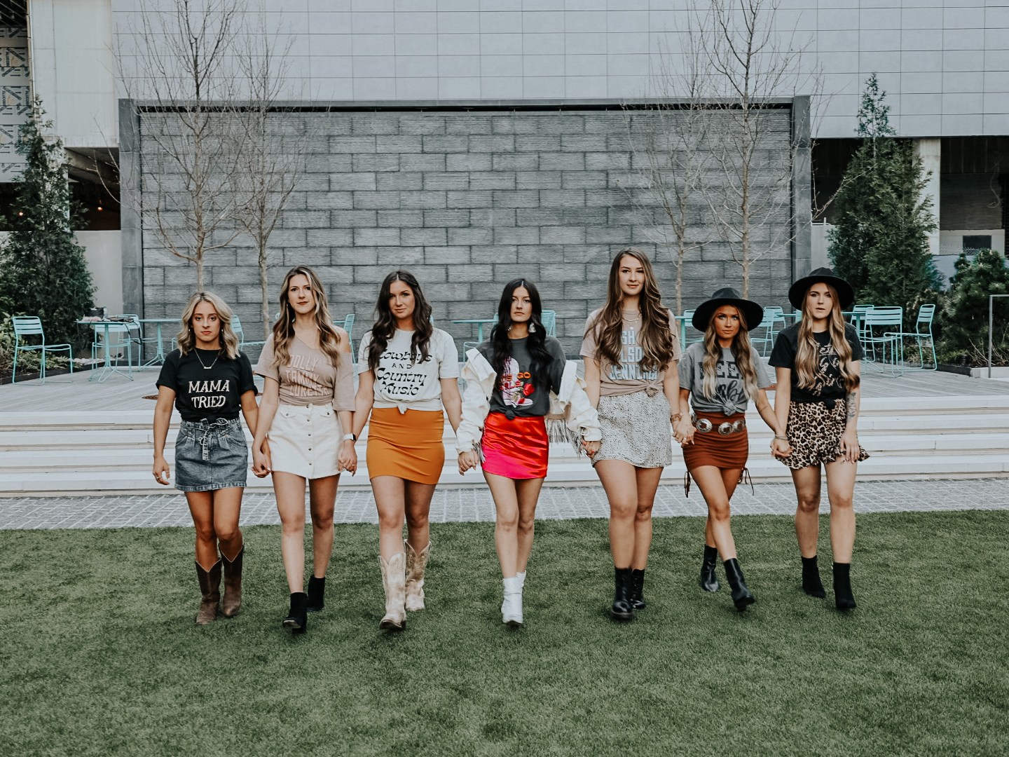 a group of people posing for a picture